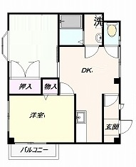 ドゥエルヤマモト の間取り|間取りです。
