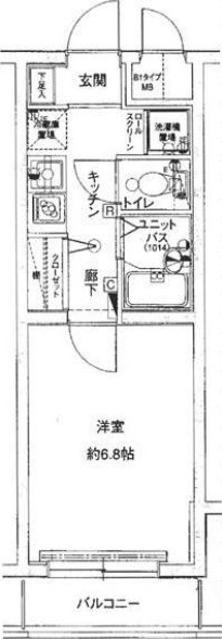 メインステージ大井町の間取り|間取りです。