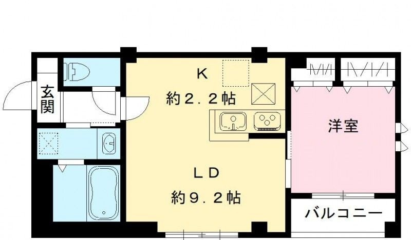 ｓｏｌａｎａ　ｄｅｕｘ　ソラーナデュオの間取り|間取りです。