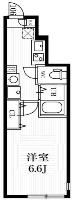 ミハス西小山の間取り|間取りです。