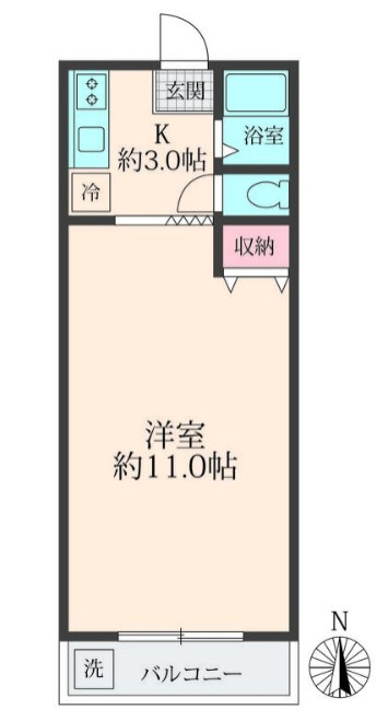 石井メゾンの間取り