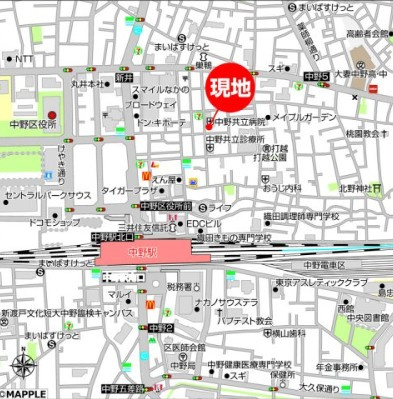 石井メゾンの地図