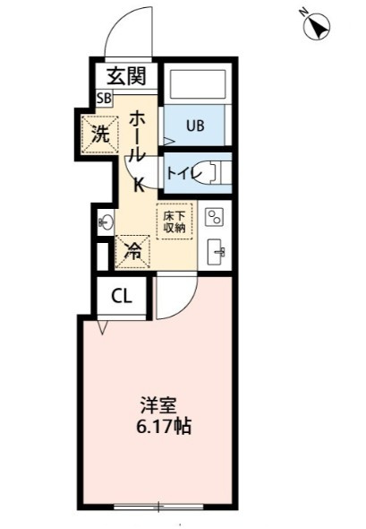 丘の上のフルールの間取り