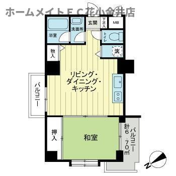 【間取り】 | ライオンズプラザ花小金井