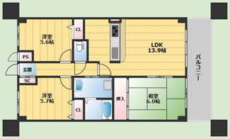 【間取り】 | ル・アン緑地