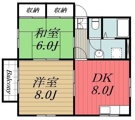 【間取り】 | シティハイムパークヒルズ　A棟
