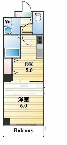 メゾン・ド・ヴィルの間取り|間取りです。