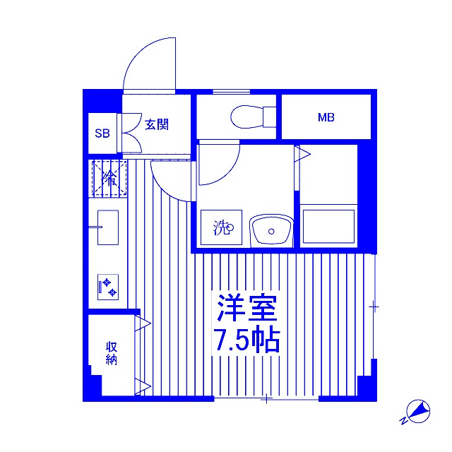 メゾンリリーの間取り