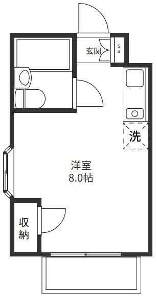 グリーンハイム高橋の間取り