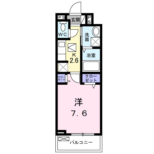 【間取り】 | ウィステリア　Ｃ
