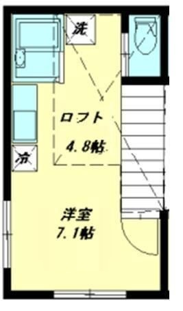 プレールオオサキの間取り|間取りです。