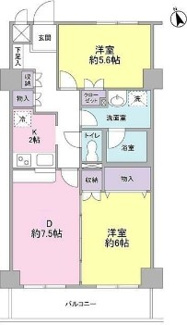 【間取り】 | エクレール上池台