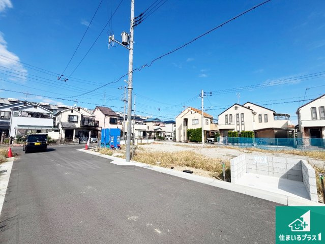 宝塚市山本野里　第1期　新築一戸建ての前面道路含む現地写真|周辺は落ち着いた街並みの住宅地！子育てがしやすい住環境です！まだ未完成ですが、現地でしかわからない事もございます。是非一度ご覧ください。