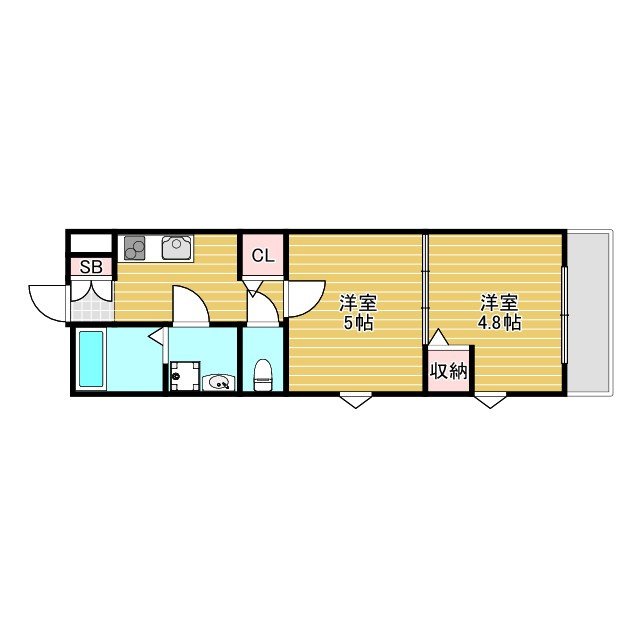 （仮称）Ｏａｋ豊中本町の間取り