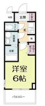 【間取り】 | M-RESIDENCE新大阪Garden