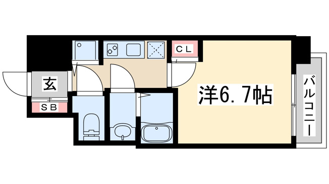 【間取り】 | エスレジデンス新大阪リデンテ