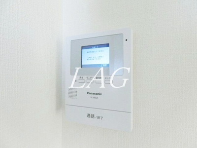 【セキュリティ】 | 成加パラシオン | モニター付きインターフォンです。