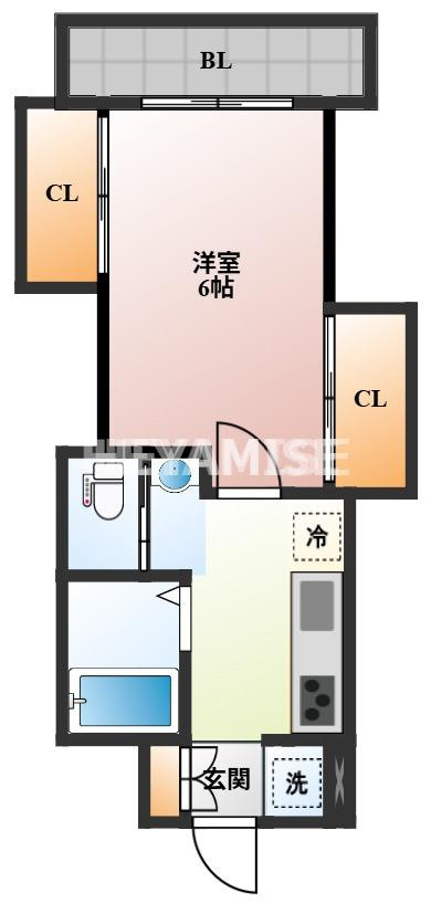トレス若葉の間取り