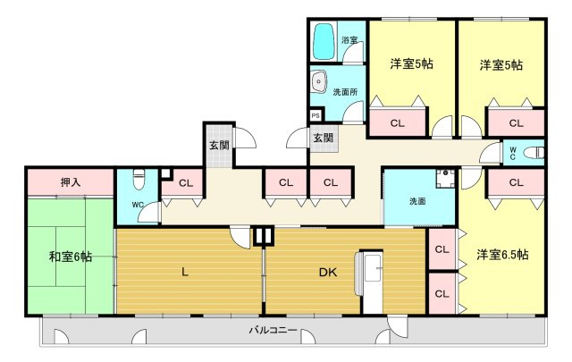 【間取り】 | グリーンビュウ２号館