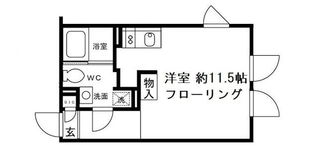 ＡＬＥＲＯ白山Ⅱの間取り|間取りです。