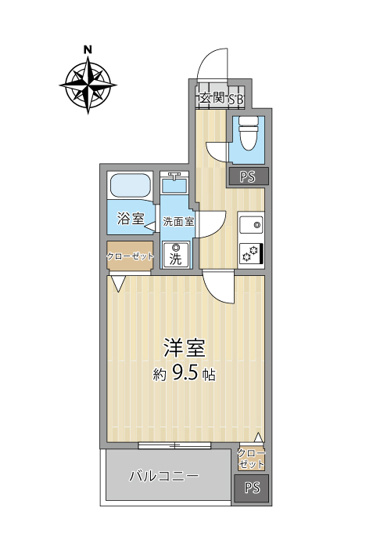 【間取り】 | ミラコスタ高円寺
