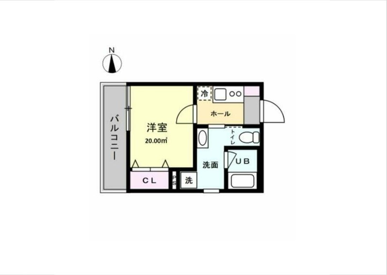 ＭＩＲＡＩＳ根岸の間取り