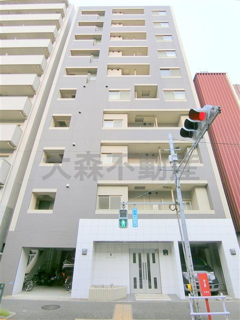 アルテシモ大森の外観|2006年5月築　RC鉄筋コンクリート造地上10階建て総戸数22戸の分譲賃貸マンション　東京都大田区大森東2丁目　京浜急行本線大森町駅近　大森警察署目の前！