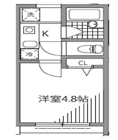 プラウド品川の間取り|間取りです。