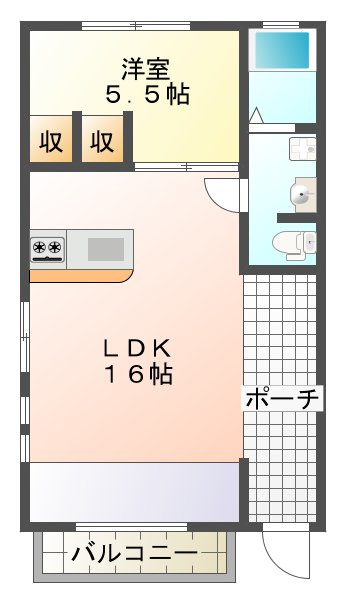 Y’s KRAFTの間取り