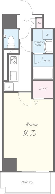 N residence SUMIYOSHIの間取り