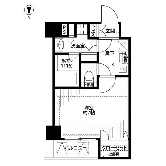 【間取り】 | プレールドゥーク西新宿五丁目