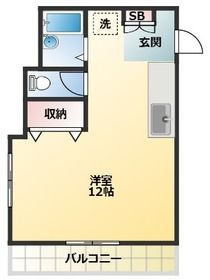 ル・モンド三田の間取り|間取りです。