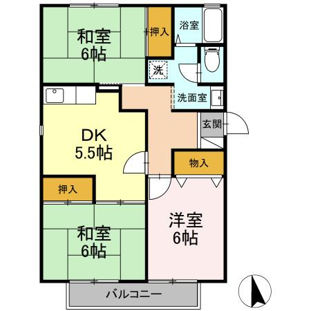 トゥインクル林の間取り