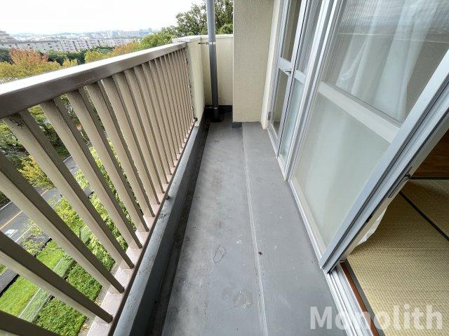 泉北竹城台２丁1号棟のバルコニー
