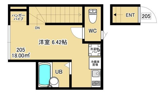 コートハウス桜川の間取り