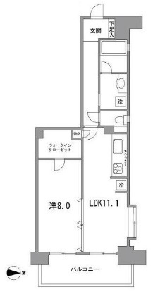 ライオンズプラザ池之端の間取り