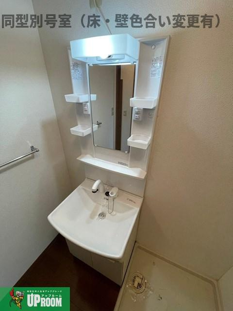 グリーンフィールドの洗面所