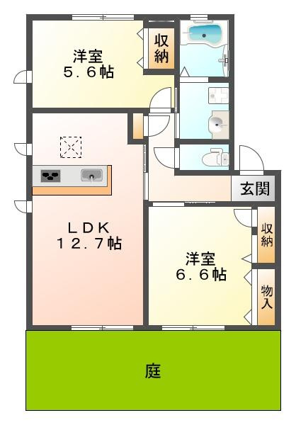 ディアス潤和の間取り