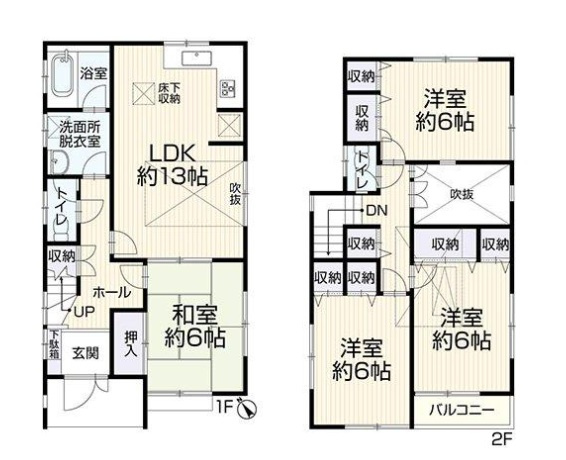 船橋市松が丘４丁目の間取り