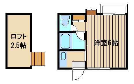【間取り】 | ヴィラ呉竹・B