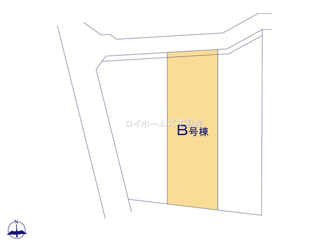【区画図】 | 愛西市渕高町五ノ割13-2『仲介料無料』新築戸建て | B号棟