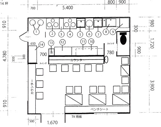 Sunny　A棟の区画図|参考図