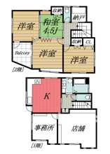 【間取り】 | 酒々井町上本佐倉戸建