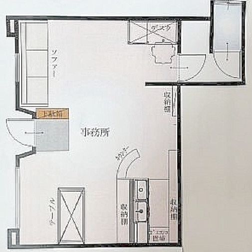 登別市鷲別町6丁目33-8テナントの間取り