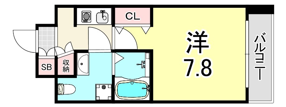 GROOVE御幣島アベニューの間取り