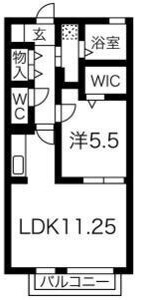 プレジオＡの間取り