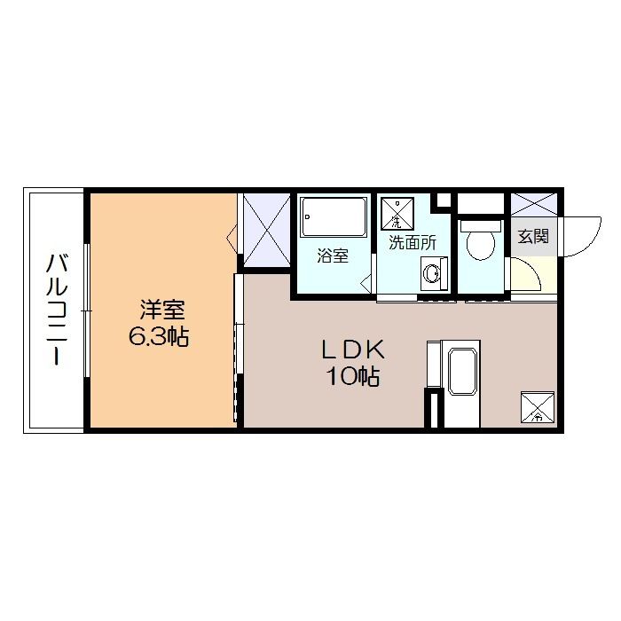 ラズベリーの間取り