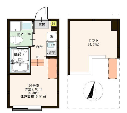【間取り】 | エアル北小岩