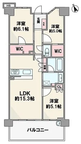 【間取り】 | ルネ西宮甲子園