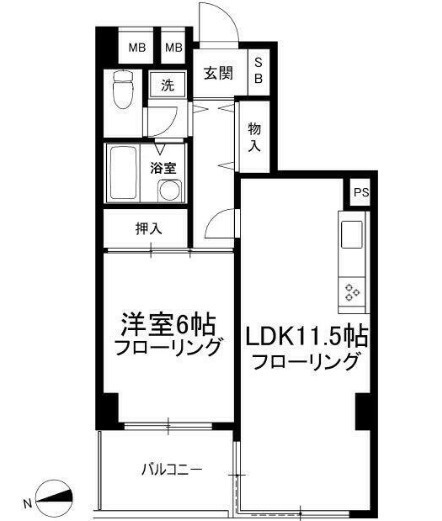 ラ・フォレ根岸の間取り